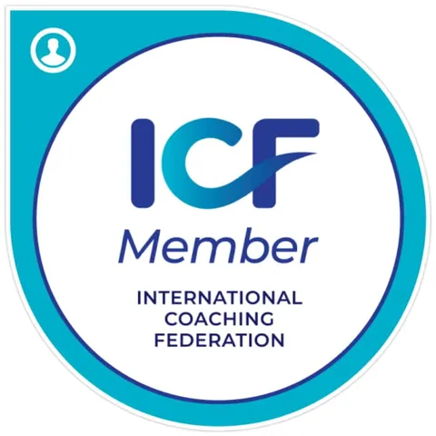 ICF Member, International Coaching Federation üyelik rozeti