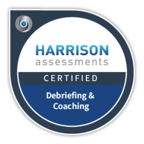 Harrison Assessments Certified Debriefing & Coaching rozeti